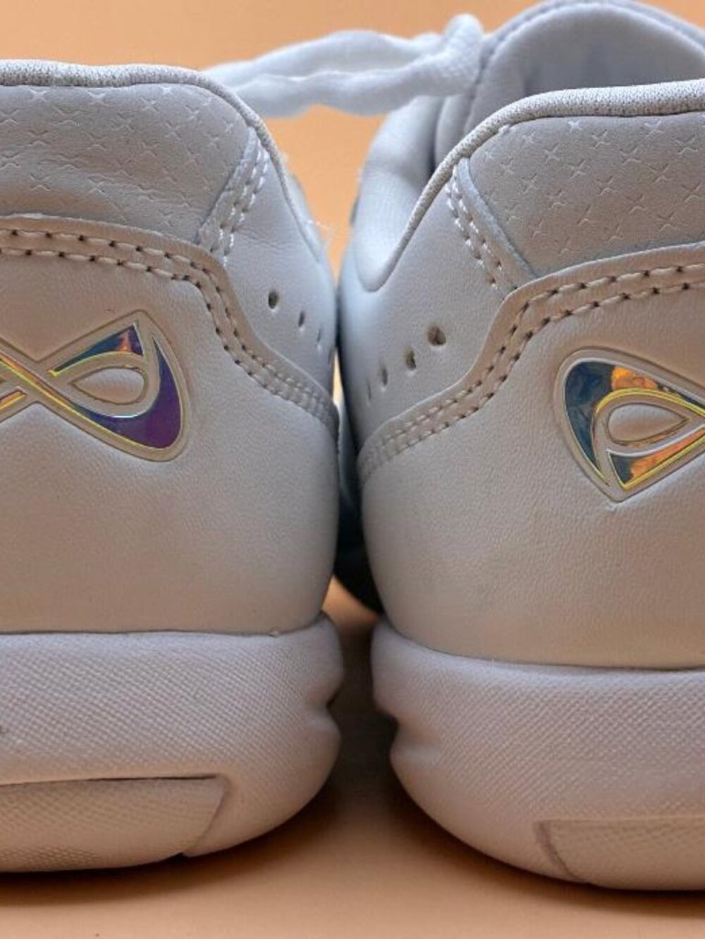 EUC Nfinity Womens 6.5 White Fearless Cheerleading Low Top Cheer Shoes Sneakers - Picture 13 of 13